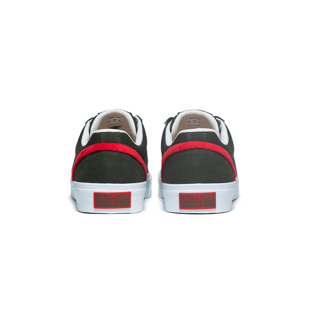 Men's Cruiser Green Nylon Low Tops 00601-441 - ROYAL ELASTICS
