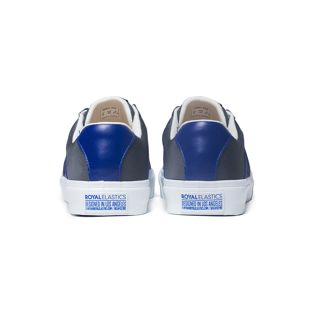 Men's Cruiser White Blue Black Nylon Low Tops 00801-858 - ROYAL ELASTICS