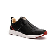 Men's Rider Black Red Blue Leather Sneakers 01184-915 - ROYAL ELASTICS