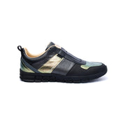 Men's Rider Black Gold Leather Sneakers 01184-992 - ROYAL ELASTICS