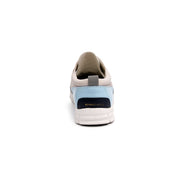 Men's Midnight Rider White Gray Blue Leather Sneakers 01284-850 - ROYAL ELASTICS