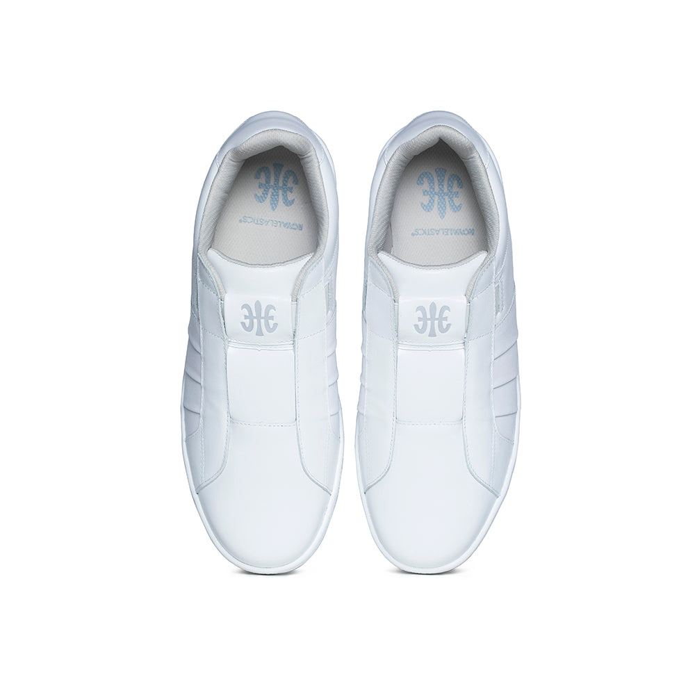 Men's Prince Albert White Leather Sneakers 01401-000 - ROYAL ELASTICS