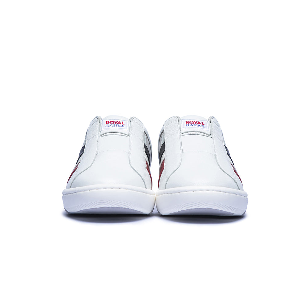 Men's Prince Albert White Leather Sneakers 01402-019