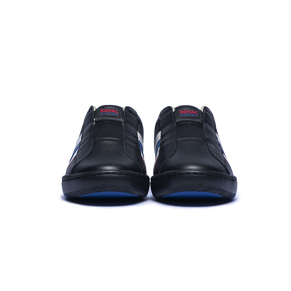 Men's Prince Albert Black Leather Sneakers 01402-915