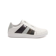 Men's Prince Albert White Gray Leather Sneakers 01483-080 - ROYAL ELASTICS