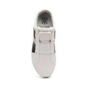 Men's Prince Albert White Gray Leather Sneakers 01483-080 - ROYAL ELASTICS