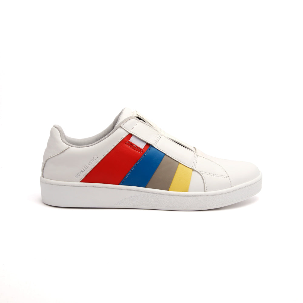 Men's Prince Albert Multicolored Leather Sneakers 01483-153 - ROYAL ELASTICS