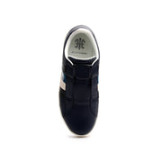 Men's Prince Albert Navy Leather Sneakers 01484-589 - ROYAL ELASTICS
