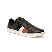 Men's Prince Albert Black Leather Sneakers 01484-987 - ROYAL ELASTICS