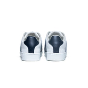 Men's Prince Albert White Blue Leather Sneakers 01494-558 - ROYAL ELASTICS