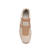 Men's Smooth Gray Toasted Almond Leather Low Tops 01584-007 - ROYAL ELASTICS
