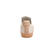 Men's Smooth Gray Toasted Almond Leather Low Tops 01584-007 - ROYAL ELASTICS