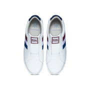 Men's Bishop White Red Blue Leather Sneakers 01701-015 - ROYAL ELASTICS