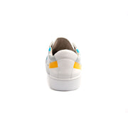 Men's Bishop Color Line Yellow Gray Blue Leather Sneakers 01791-053 - ROYAL ELASTICS