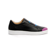 Men's Bishop Bolt Black Leather Sneakers 01791-956 - ROYAL ELASTICS