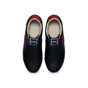Men's Bishop Hydra Black Red Leather Sneakers 01792-951 - ROYAL ELASTICS