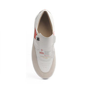 Women's Pastor White Red Leather Sneakers 91891-001 - ROYAL ELASTICS