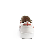 Women's Pastor White Red Leather Sneakers 91891-001 - ROYAL ELASTICS