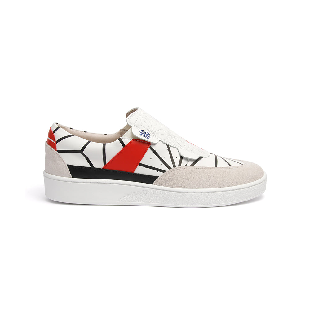 Men's Pastor JP Limited White Leather Sneakers 01891-091 - ROYAL ELASTICS