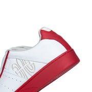 Men's Icon Genesis White Red Leather Sneakers 01901-001 - ROYAL ELASTICS