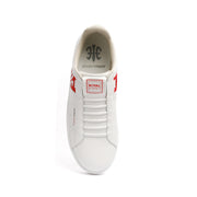 Women's Icon Genesis Chunk White Red Leather Sneakers 91992-013 - ROYAL ELASTICS