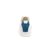 Men's Icon Genesis Color Bar White Blue Leather Sneakers 01992-050 - ROYAL ELASTICS