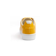 Men's Icon Genesis Spotlight Yellow White Leather Sneakers 01993-333 - ROYAL ELASTICS