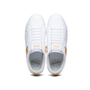 Men's Icon Genesis White Orange Leather Sneakers 01994-020 - ROYAL ELASTICS