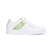 Men's Icon Genesis White Green Leather Sneakers 01994-040 - ROYAL ELASTICS