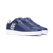Men's Icon Genesis Blue Yellow White Leather Sneakers 01994-583 - ROYAL ELASTICS