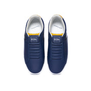 Men's Icon Genesis Blue Yellow White Leather Sneakers 01994-583 - ROYAL ELASTICS
