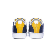 Men's Icon Genesis Blue Yellow White Leather Sneakers 01994-583 - ROYAL ELASTICS
