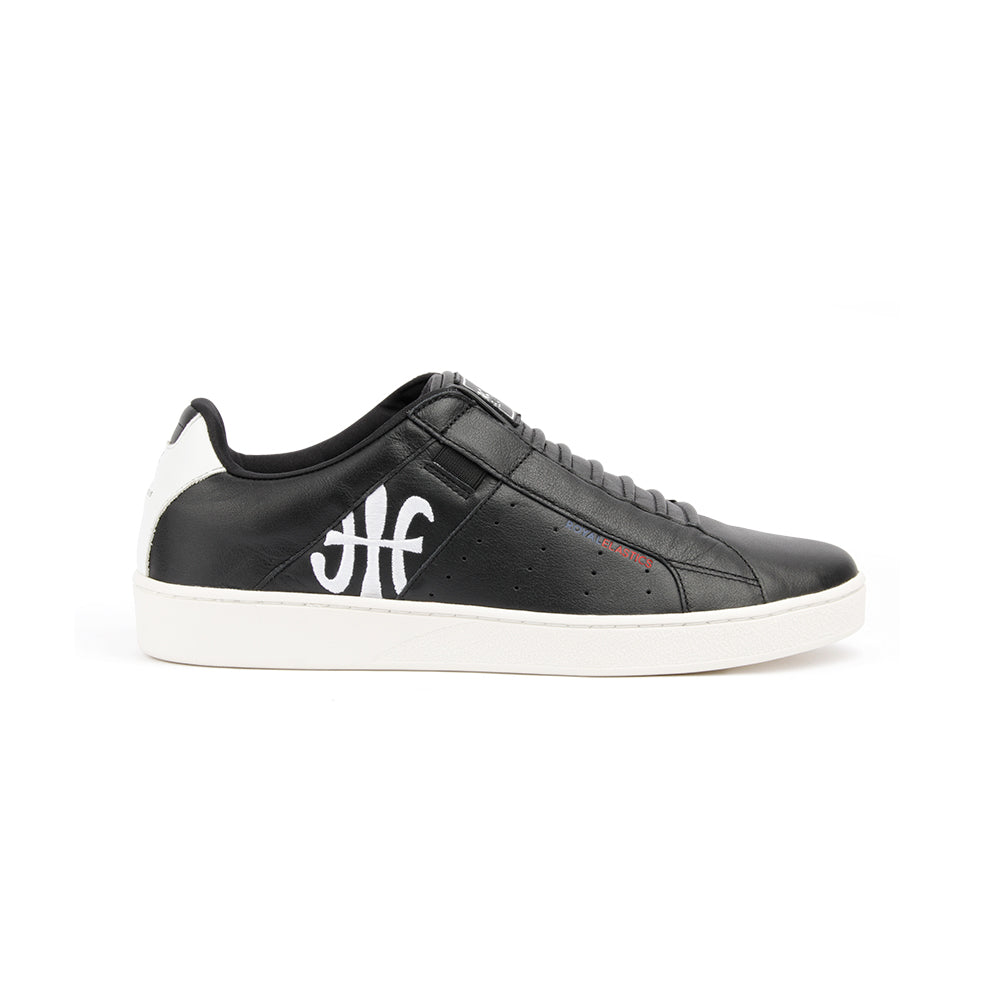 Men's Icon Genesis Black White Leather Sneakers 01994-990 - ROYAL ELASTICS