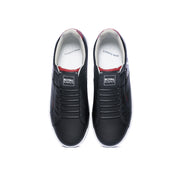 Men's Icon Genesis Black Red White Leather Sneakers 01994-991 - ROYAL ELASTICS