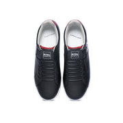 Women's Icon Genesis Black Red White Leather Sneakers 91994-991 - ROYAL ELASTICS