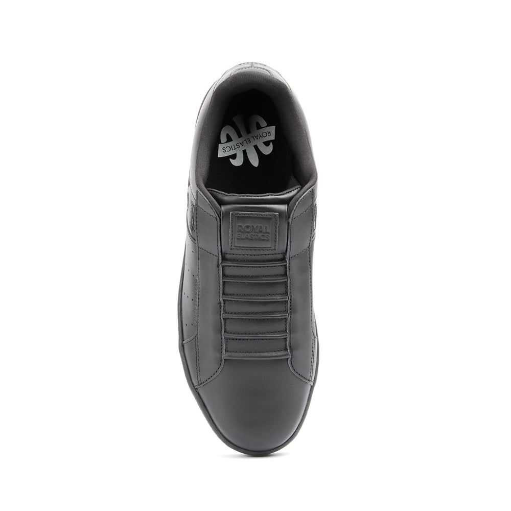 Men's Icon Genesis Black Leather Sneakers 01994-999 - ROYAL ELASTICS
