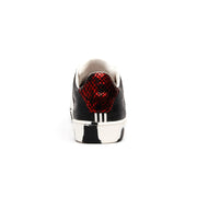 Men's Icon Deejay White Black Red Leather Sneakers 02082-019 - ROYAL ELASTICS