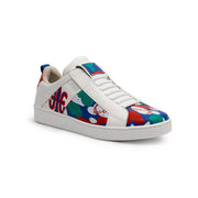 Men's Icon Manhood Camouflage Red Blue Green Leather Sneakers 02091-145 - ROYAL ELASTICS