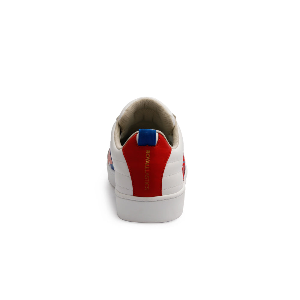 Men's Icon Manhood Camouflage Red Blue Green Leather Sneakers 02091-145 - ROYAL ELASTICS