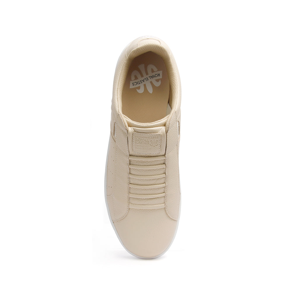 Men's Icon Classic Cream Leather Sneakers 02092-000 - ROYAL ELASTICS