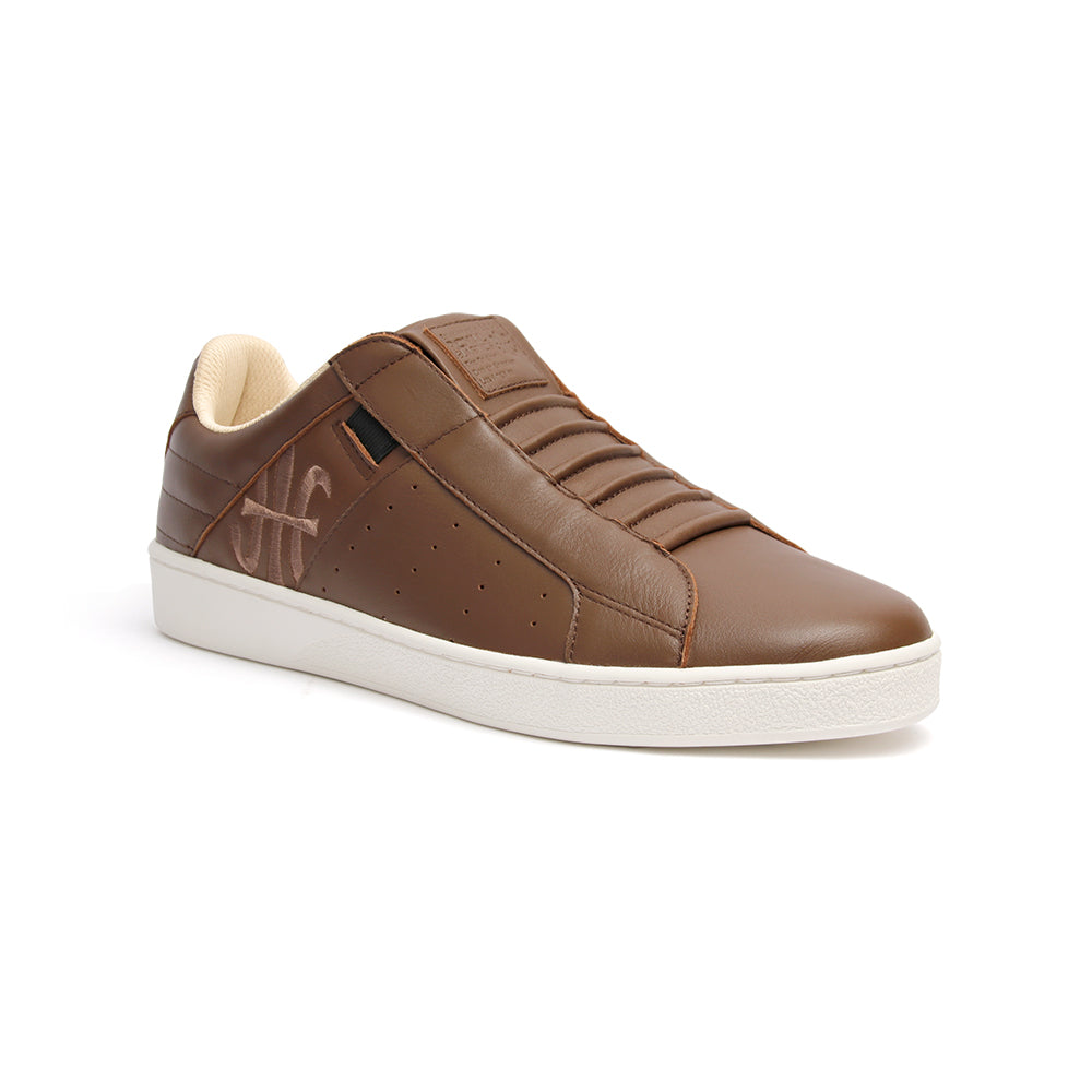 Men's Icon Classic Light Brown Leather Sneakers 02092-707 - ROYAL ELASTICS