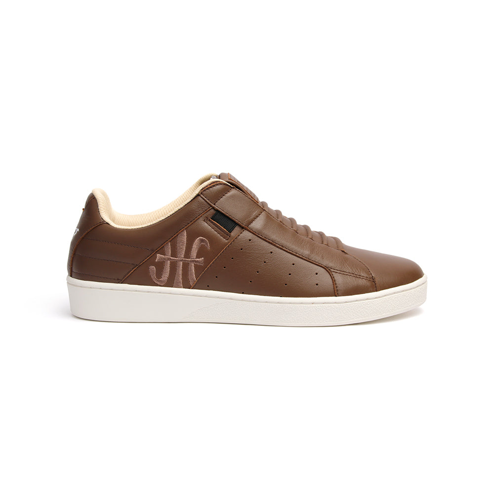 Men's Icon Classic Light Brown Leather Sneakers 02092-707 - ROYAL ELASTICS