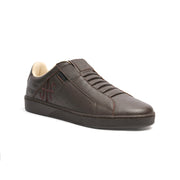 Men's Icon Classic Dark Brown Leather Sneakers 02092-777 - ROYAL ELASTICS