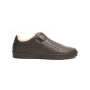 Men's Icon Classic Dark Brown Leather Sneakers 02092-777 - ROYAL ELASTICS