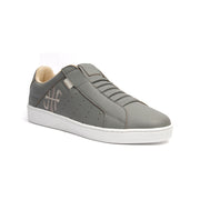 Men's Icon Classic Gray White Leather Sneakers 02092-880 - ROYAL ELASTICS