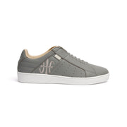 Men's Icon Classic Gray White Leather Sneakers 02092-880 - ROYAL ELASTICS