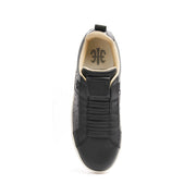 Men's Icon Manhood Black White Leather Sneakers 02093-998 - ROYAL ELASTICS