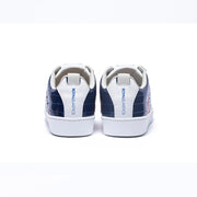 Men's Icon Manhood White Blue Orange Leather Sneakers 02094-025 - ROYAL ELASTICS