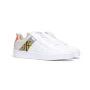 Men's Icon Manhood White Gray Cream Leather Sneakers 02094-082 - ROYAL ELASTICS