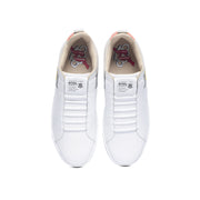 Men's Icon Manhood White Gray Cream Leather Sneakers 02094-082 - ROYAL ELASTICS